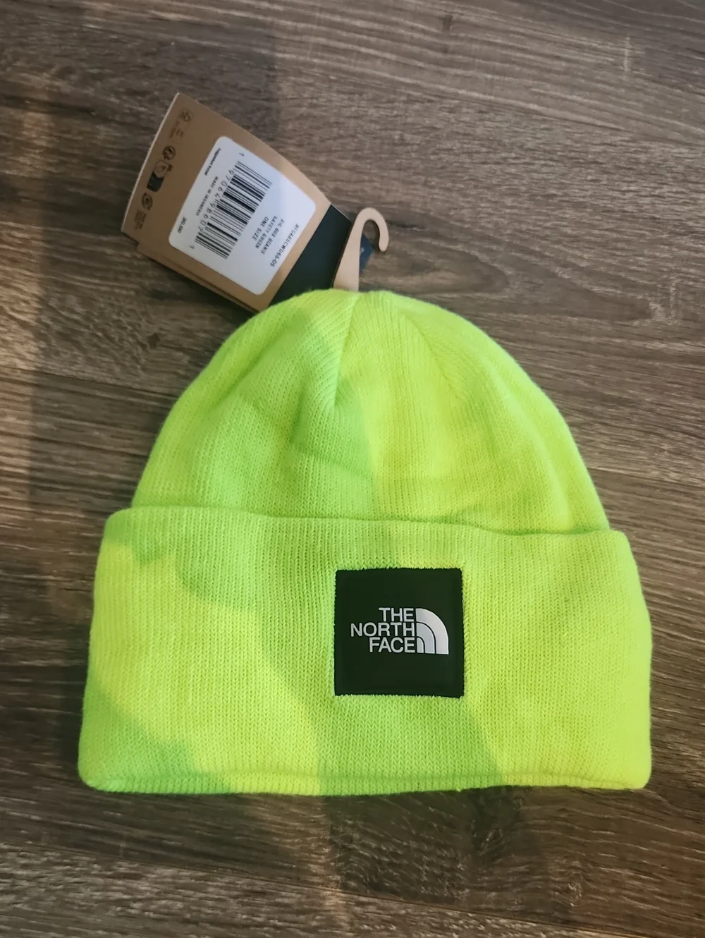 The North Face Big Box Beanie  Safety Green - One Size Fits All